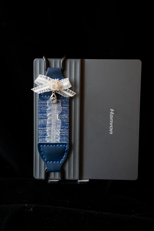 Handmade Custom | High-End Gothic Blue Lace with Charms