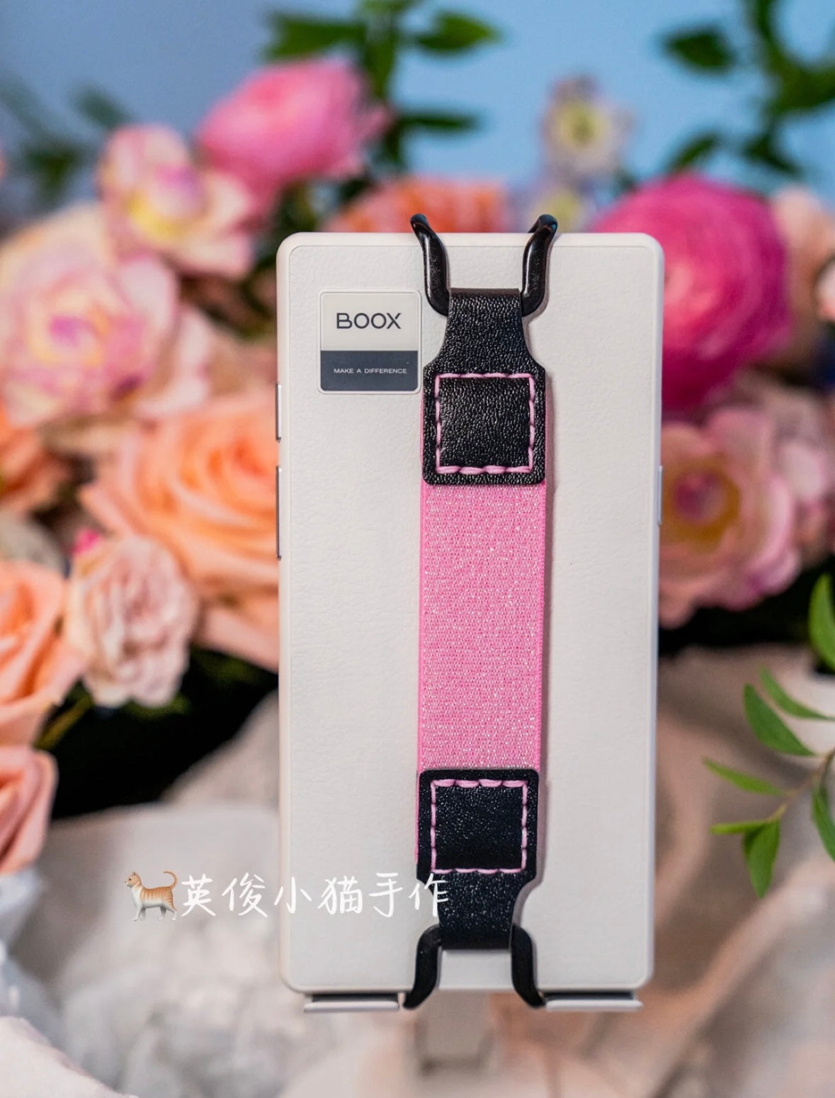 Sweet&cool girly heart -Homemade-Ebook Strap