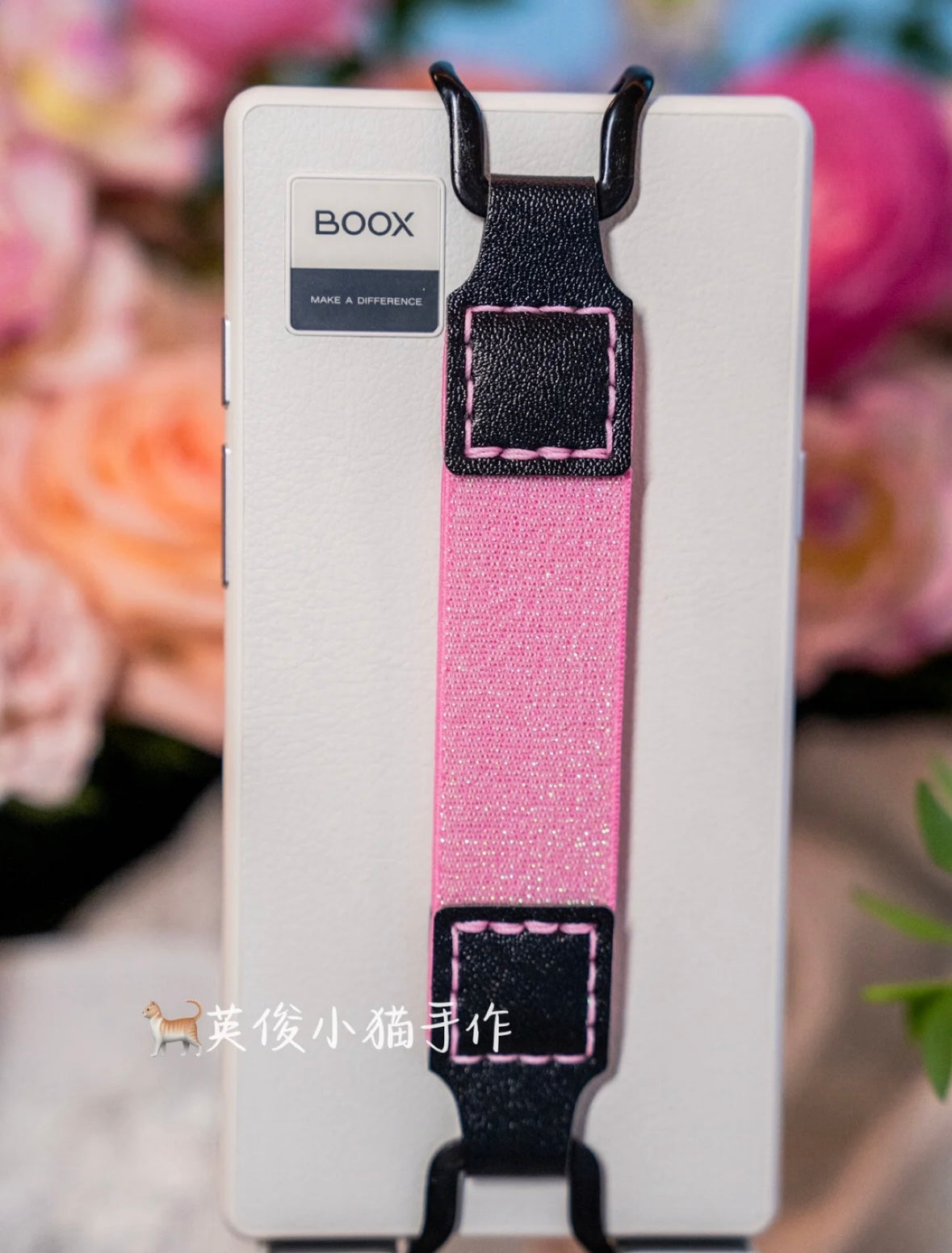 Sweet&cool girly heart -Homemade-Ebook Strap